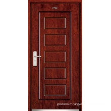 Porte en acier en bois (JC-A024)